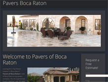 Tablet Screenshot of paversbocaraton.com